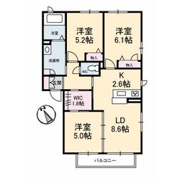 シャーメゾンパストラーレの物件間取画像